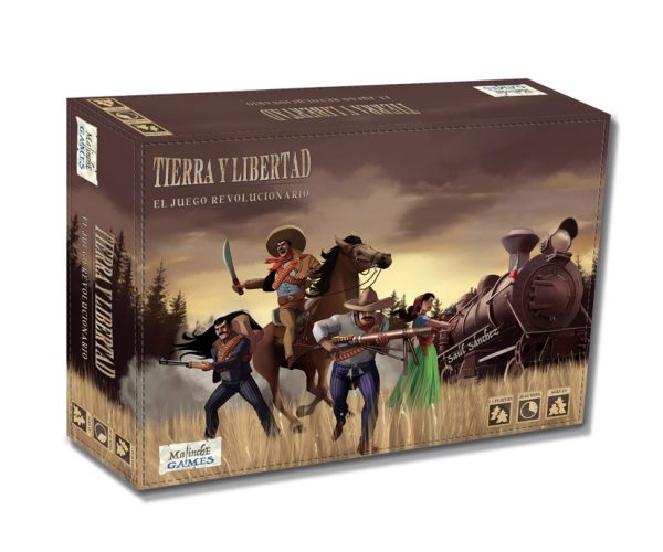 Caja en perspectiva tierra y libertad